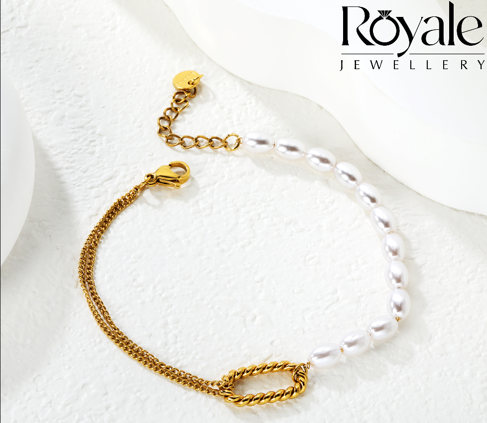 Gold Plated Pearla Imi Bracelet