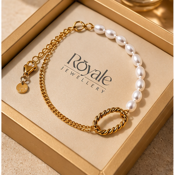 Gold Plated Pearla Imi Bracelet