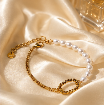 Gold Plated Pearla Imi Bracelet