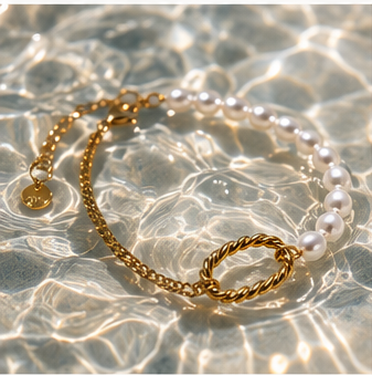 Gold Plated Pearla Imi Bracelet